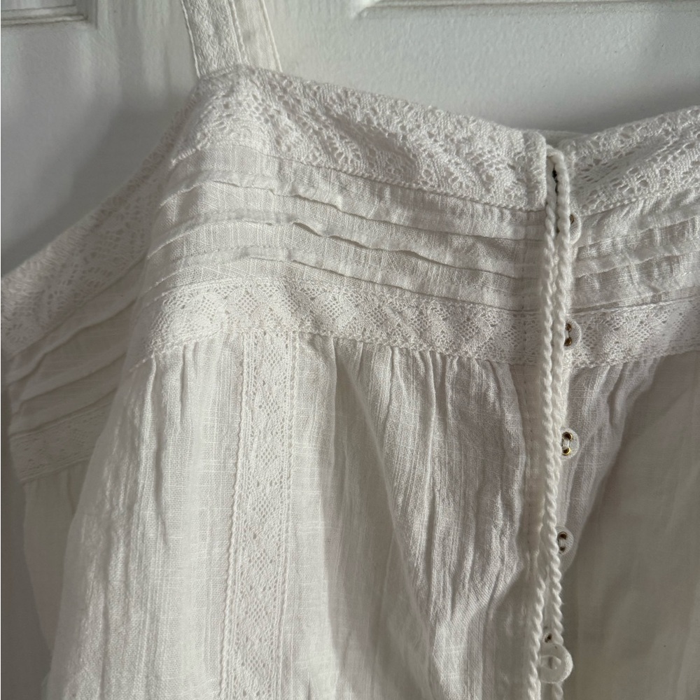 SPELL boho button down tank - Picture 2 of 5